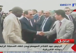 الرئيس يصل تشاد المحطة الرابعة في جولته الافريقية