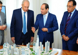 السيسي يستعرض المخطط العام للمنطقة المركزية للعاصمة الجديدة واستراتيجية تنميتها