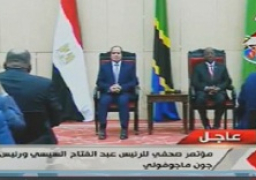 السيسي : العلاقة بين مصر وتنزانيا نموذجا للتعاون البناء والمثمر