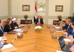السيسي يبحث دور أجهزة الدولة في دعم المجلس القومي لمواجهة الإرهاب