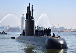 بالفيديو.. “البحرية المصرية “تتسلم ثانى غواصة حديثة طراز تايب “209” من ألمانيا