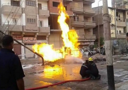 انفجار ماسورة غاز بشارع الهرم دون وقوع إصابات