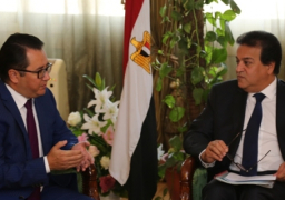 مصر وكازاخستان يبحثان آليات التعاون فى المجالات التعليمية والبحثية