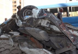 مصرع 3 أشخاص وإصابة 2 آخرين فى حادث انقلاب سيارة بطريق “غارب – الزعفرانة”