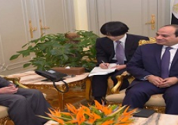 استقبل السيد الرئيس عبد الفتاح السيسي اليوم وزير الخارجية الياباني تارو كونو