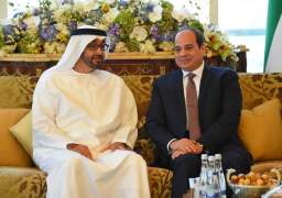 بالصور .. السيسى يلتقى ولى عهد أبوظبى ويحضر جلسة المجلس الإسبوعى