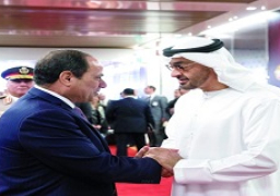 الرئيس السيسي يحضر المجلس الأسبوعي لسمو الشيخ/محمد بن زايد آل نهيان