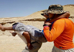 بالصور.. إنقاذ أحد زوار محمية وادي دجلة