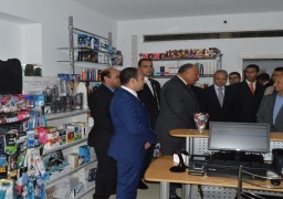 بالصور.. شكري يفتتح عددا من الوحدات الخدمية بديوان عام وزارة الخارجية