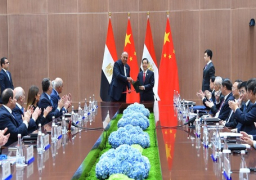 بالصور..الرئيس الصينى يشيد بالتطورات الإيجابية للتنمية بمصر