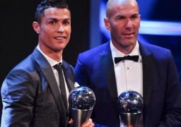 بالصور …. جوائز «فيفا»: رونالدو وزيدان وبوفون الأفضل في 2017