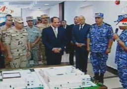 السيسي يتفقد مجمع المحاكاة بقاعدة الاسكندرية البحرية