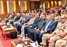 بالصور.. الفريق مُهاب مميش يستقبل وفداً من كلية الحرب العليا