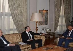 سامح شكري يلتقي مبعوث الرئيس الأمريكي للتحالف الدولي ضد داعش