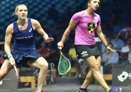 تأهل على فرج ورنيم الوليلى لنهائى بطولة أمريكا المفتوحة للإسكواش