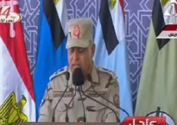 وزير الدفاع: سيناء فى ضمير كل مصرى.. فهى جزء غالى من أرضنا نفتديه بأرواحنا