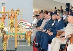 وزير الدفاع يشهد الاحتفال بتخريج الدفعة 155 من معهد ضباط الصف المتطوعين