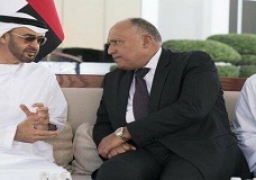 سامح شكري يبحث مع ولي عهد أبو ظبي تطورات الأوضاع في المنطقة وسبل تعزيز العمل العربي المشترك