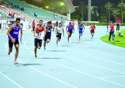 144 لاعبا يشاركون فى سباقات ألعاب القوى بأبوظبي