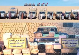 حرس الحدود يضبط 81 قضية بشهر نوفمبر بقيمة 182 مليون جنيه