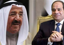 السيسي يطمئن هاتفيا على أمير الكويت في ضوء إجرائه فحوصات طبية