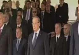 عون والحريرى وبرى يشهدون الاحتفال بالذكرى 74 لاستقلال لبنان