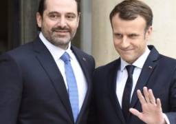 الحريرى يشكر ماكرون ويؤكد على أهمية دور فرنسا فى العالم والمنطقة