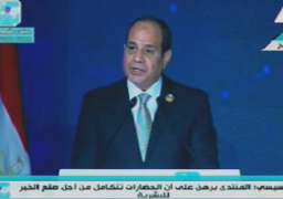 السيسي يقرر انعقاد منتدى شباب العالم في نوفمبر من كل عام