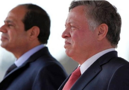 الملك عبدالله الثاني يعزى السيسى فى حادث بئر العبد