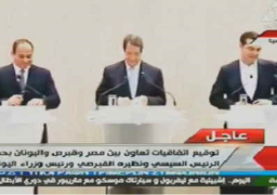 بالفيديو والصور..توقيع اتفاقيات تعاون بين مصر وقبرص واليونان في السياحة