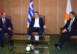 انطلاق القمة المصرية – القبرصية – اليونانية الخامسة بنيقوسيا بمشاركة الرئيس السيسي