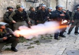 قوات الاحتلال الإسرائيلي تقمع مسيرة كفر قدوم غرب نابلس