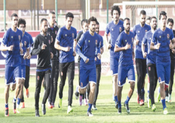 معوض يقود مران الغائبين عن مباراة الإنتاج