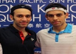 مواجهة جديدة بين الشقيقين محمد ومروان الشوربجى فى نصف نهائى بطولة هونج كونج للاسكواش