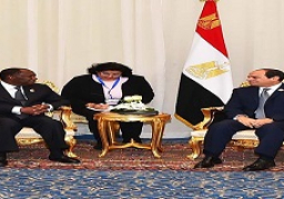 استقبل السيد الرئيس عبد الفتاح السيسي رئيس جمهورية ساحل العاج “الحسن واتارا”.