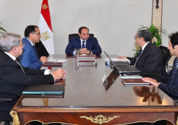 السيسي يستعرض في اجتماع مع عدد من الوزراء تقريرا حول محطة الضبعة النووية