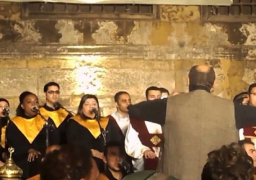 رسالة سلام بقبة الغوري احتفالاً بأعياد الكريسماس