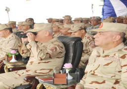رئيس الأركان يشهد المشروع التكتيكى بجنود “بدر 2017”