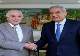 رئيس البرازيل يستقبل وزير التجارة والصناعة ويتسلم رسالة من الرئيس السيسى