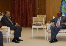 شكري يبحث مع رئيس الوزراء الإثيوبي مسار مفاوضات سد النهضة