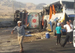 3 وفيات و23 مصاب فى حادث مرورى بطريق السويس – القاهرة