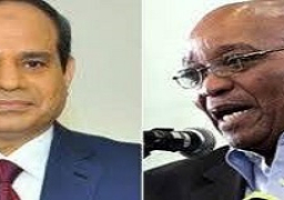 تلقى السيد الرئيس عبد الفتاح السيسي اليوم اتصالاً هاتفياً من رئيس جنوب أفريقيا “جاكوب زوما