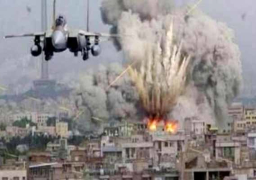 الاحتلال الاسرائيلي يشن غارات جوية على مواقع فى قطاع غزة