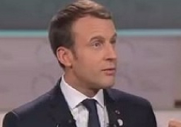 ماكرون: سنقف بجانب الفلسطينيين فى الأيام القادم