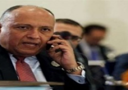 وزير الخارجية يبحث العلاقات الثنائية مع نظيره الفرنسي هاتفيا