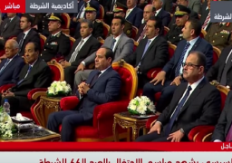 الرئيس السيسى يشهد الاحتفال بعيد الشرطة الـ 66 باكاديمية الشرطة بالقاهرة الجديدة