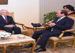 الرئيس السيسي يستقبل رئيس جهاز الاستخبارات الخارجي الفرنسي