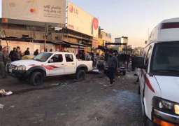ارتفاع حصيلة ضحايا التفجير المزدوج بوسط بغداد إلى 121 قتيلا وجريحا