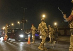 بدء سريان حظر التجوال فى بعض مناطق رفح والعريش اعتباراً من اليوم