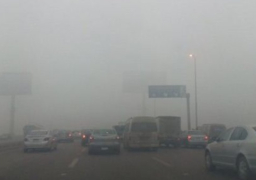اغلاق طريق الاسكندرية الصحراوي بسبب الشبورة